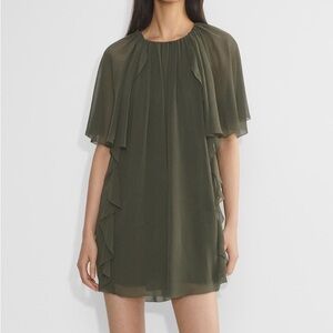 Wilfred Dark Olive Mini Dress